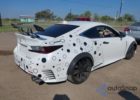 2017 Lexus Rc 200T from USA, damaged, VIN JTHHA5BC9H5004839